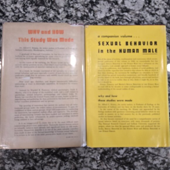 Kinsey Sexual Behavior in the Human Male & Female 1st Editions with Dust Jackets - Picture 3 of 6